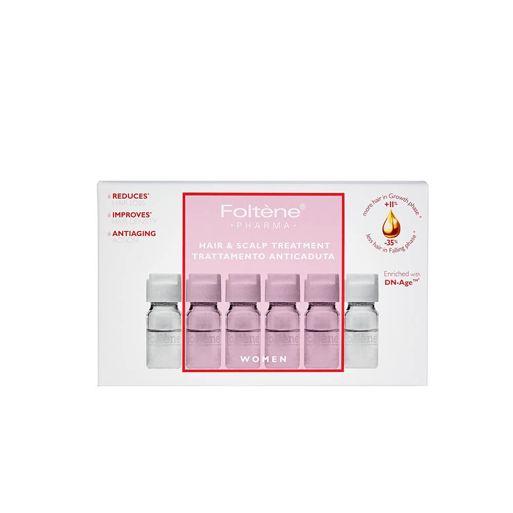 Tratament impotriva caderii parului pentru femei Foltene, 12 flacoane, Foltene Pharma
