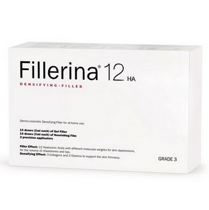 Tratament intensiv cu efect de umplere Fillerina 12HA Densifying Filler, grad 3, 14 + 14 doze, Labo