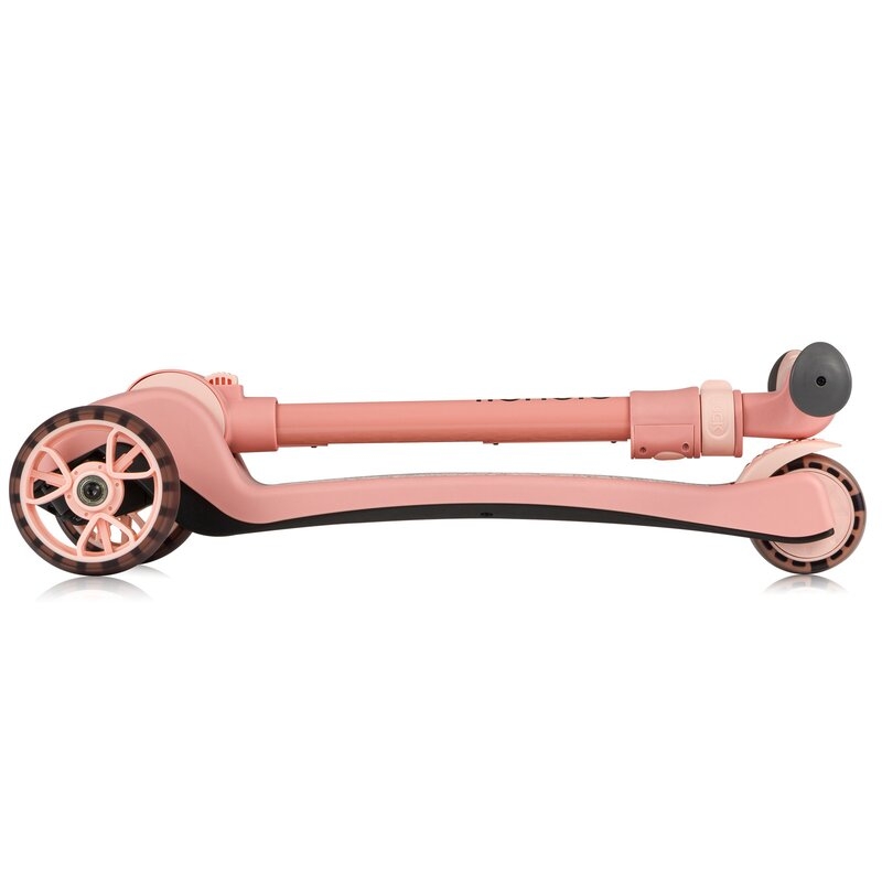 Trotineta, Lionelo, Franky, Multifunctionala, Pliabila, Pana la 50 kg, Bicicleta cu 3 roti si trotineta de echilibru, Ghidon reglabil, Sezut detasabil, Roti cu LED, Conform cu EN71, EN62115, 12 luni+, Roz