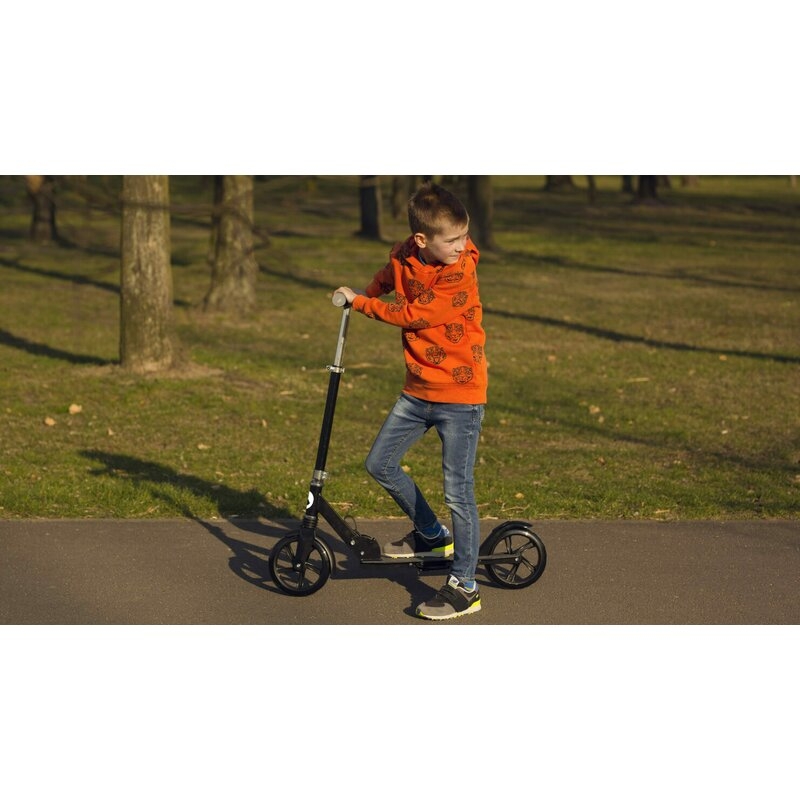 Trotineta, Lionelo, Luca, Pentru copii sau adulti, Ultrapliabila, Pana la 100 Kg, Conform cu standardul european de securitate EN14619, Roz