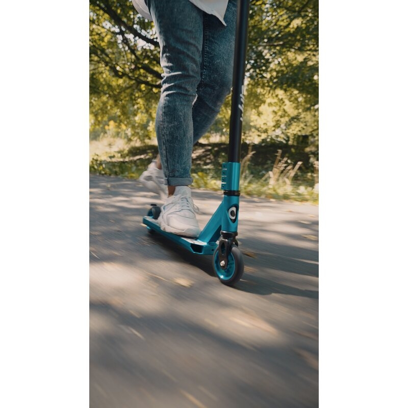 Trotineta, Lionelo, Whizz, Pentru Acrobatii, Rulmenti ABEC-9, Sistemul de compresie IHC 9, 20 - 100 kg, Conform cu standardul european de securitate EN14619, Galben/Negru