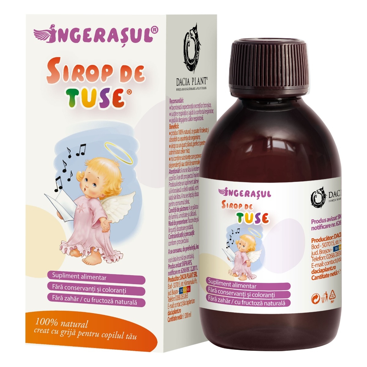 Dacia Plant - Ingerasul sirop de tuse 200ml