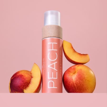 Ulei bronzant pentru fata si corp Peach Suntan & Body Oil, 100 ml, Cocosolis