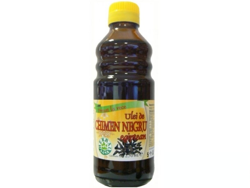 Ulei de chimen negru presat la rece, 250 ml, Herbal Sana