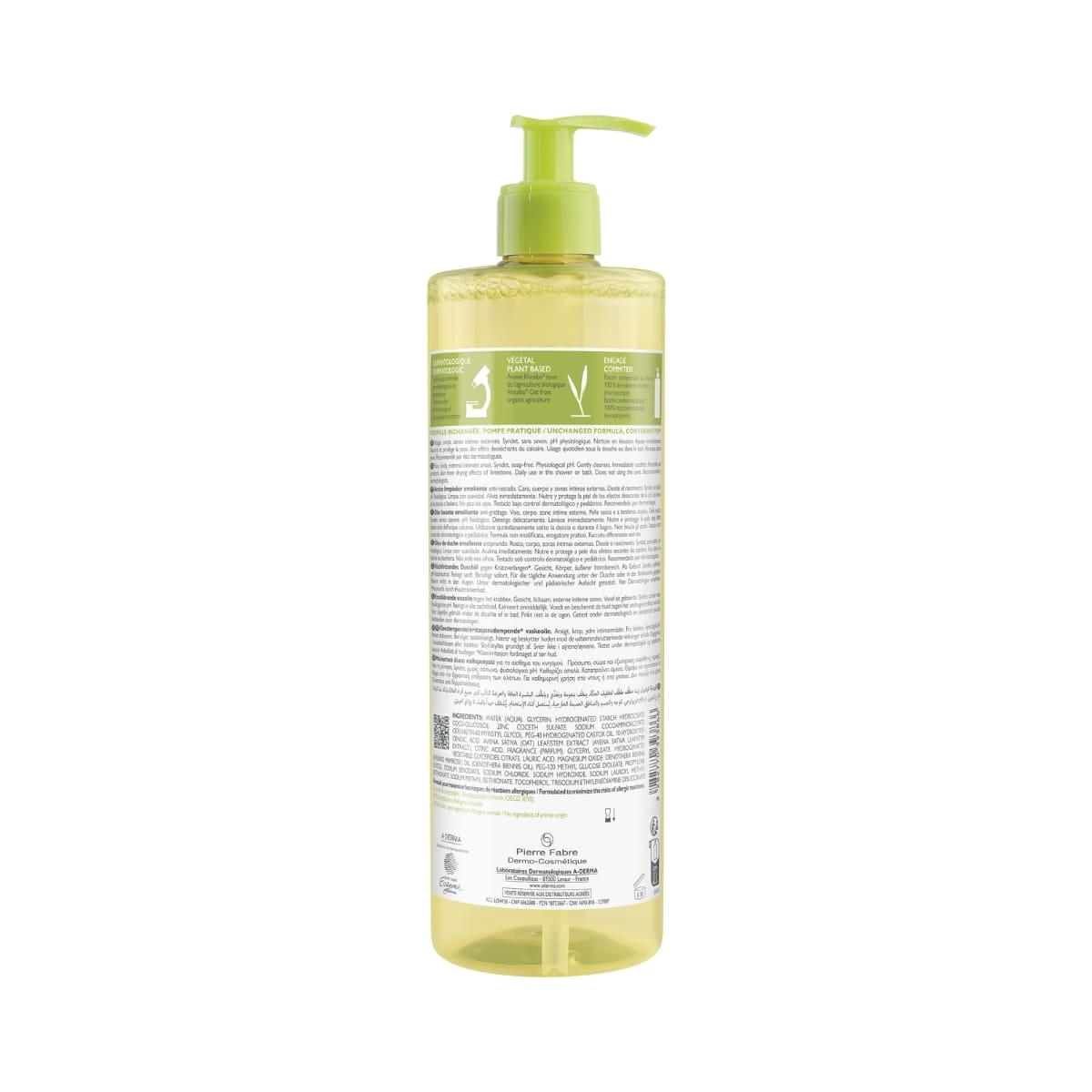 Exomega Control ulei de dus cu pompita, 500ml, A-Derma