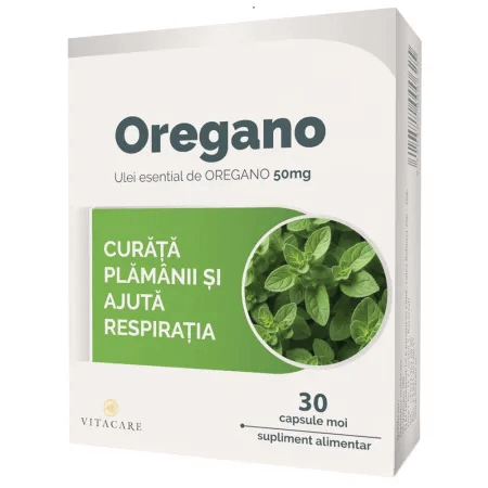 Oregano, 30 capsule, Vitacare