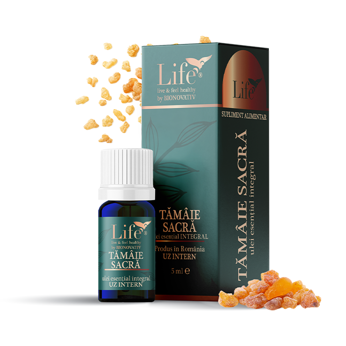 Ulei esential integral de tamaie sacra Life, 5 ml, Bionovativ