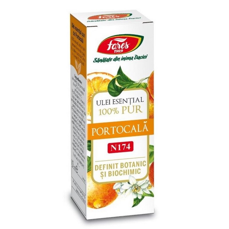 Ulei esential pur portocale N174, 10 ml, Fares
