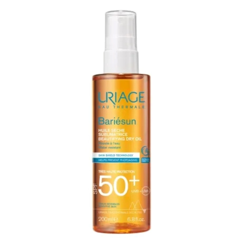 Ulei pentru protectie solara SPF 50+ Bariesun, 200 ml, Uriage