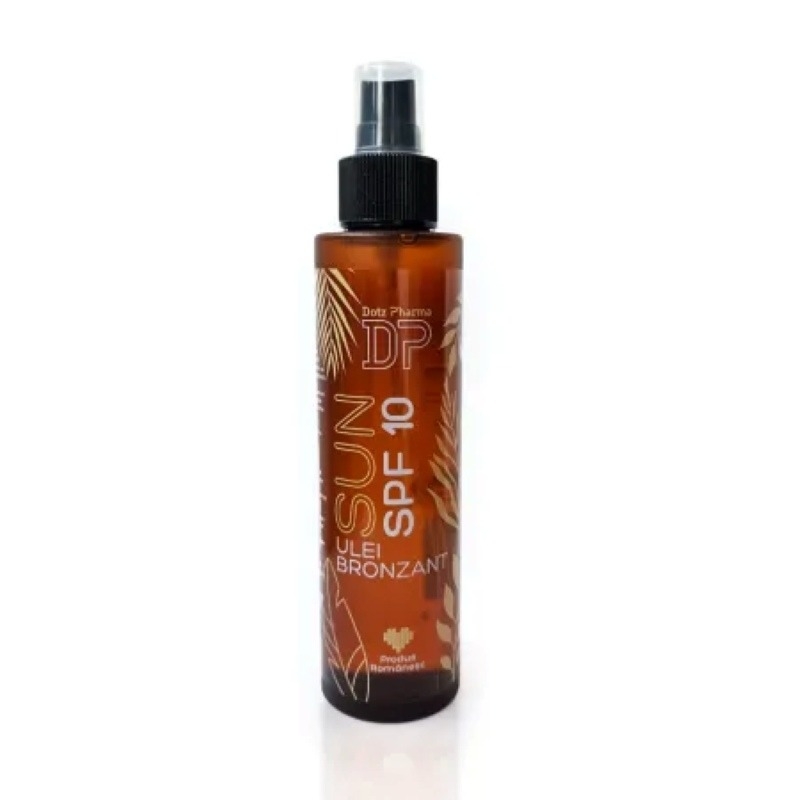 Ulei spray bronzant cu protectie solara SPF 10, 150 ml, Dotz Pharma