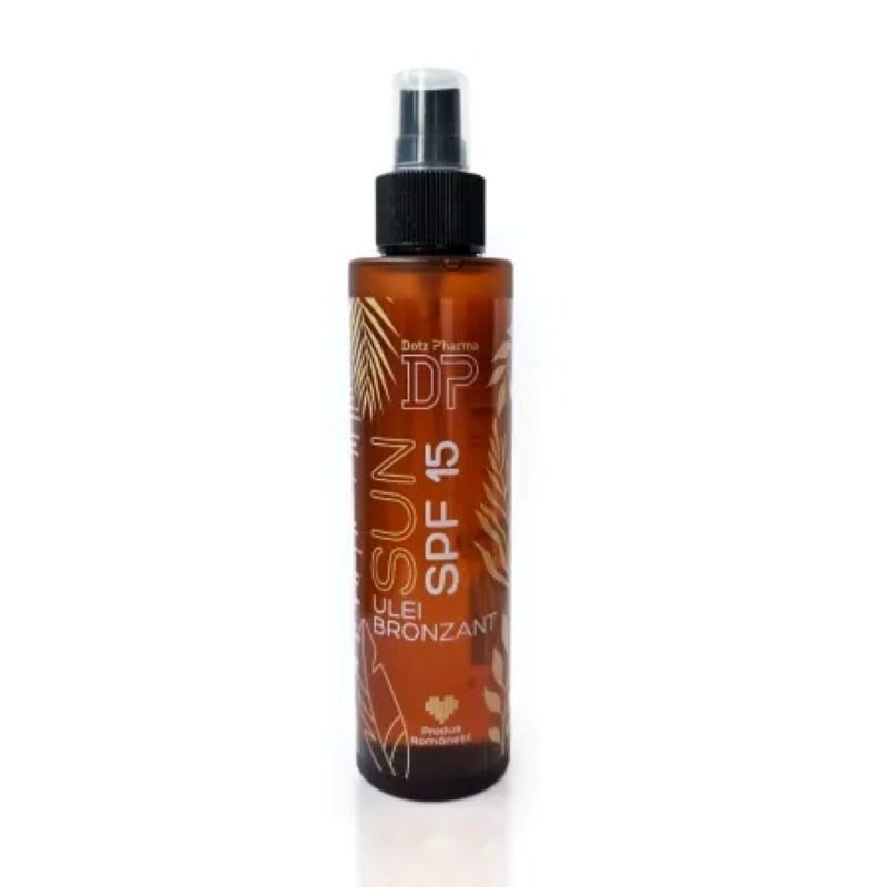 Ulei spray bronzant cu protectie solara SPF 15, 150 ml, Dotz Pharma