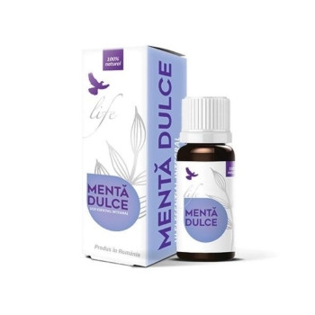 Ulei esential integral de menta dulce Life, 10 ml, Bionovativ