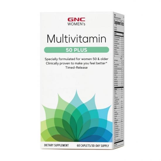GNC - Women's 50 Plus Multivitamine si Minerale Pentru Femei 60cps