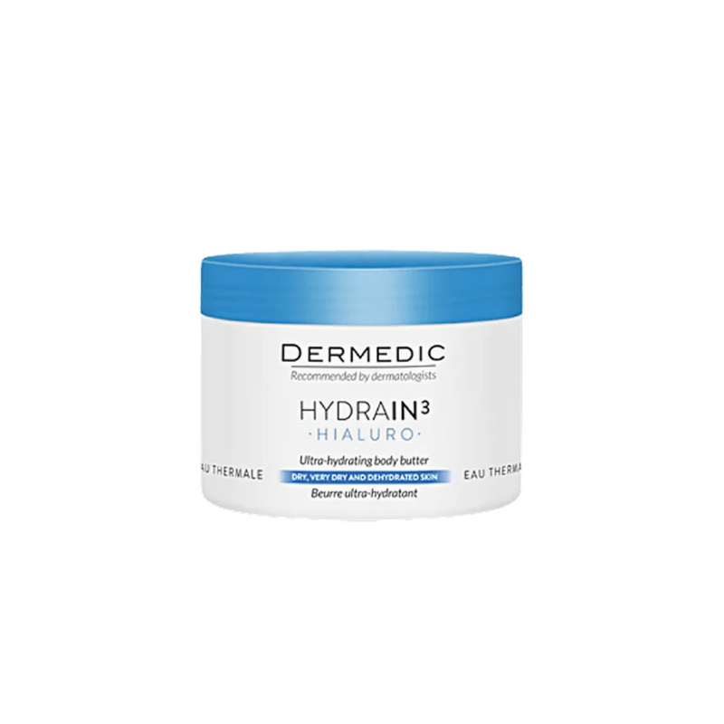 Unt de corp ultra-hidratant Hydrain3 Hialuro, 225 ml, Dermedic