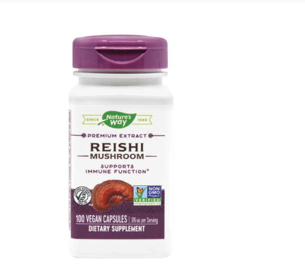 Reishi Natures Way, 100 capsule, Secom