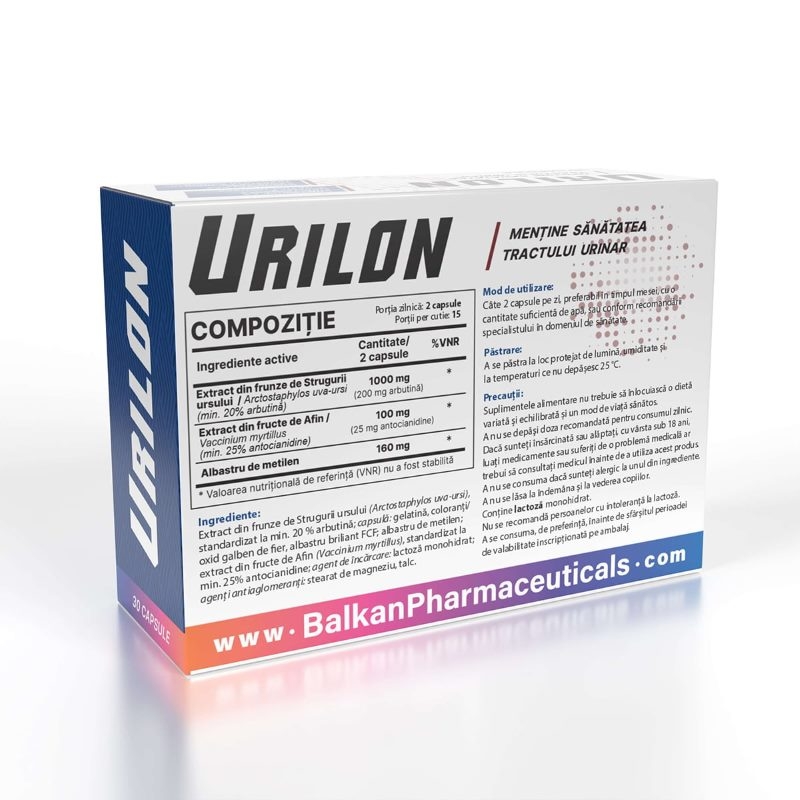 Urilon, 30 capsule, Balkan Pharmaceuticals