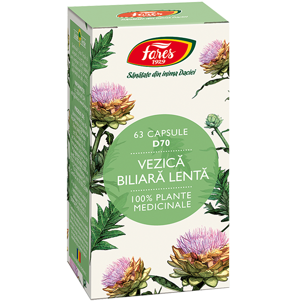 Fares - Vezica biliara lenta (D70) 63caps.