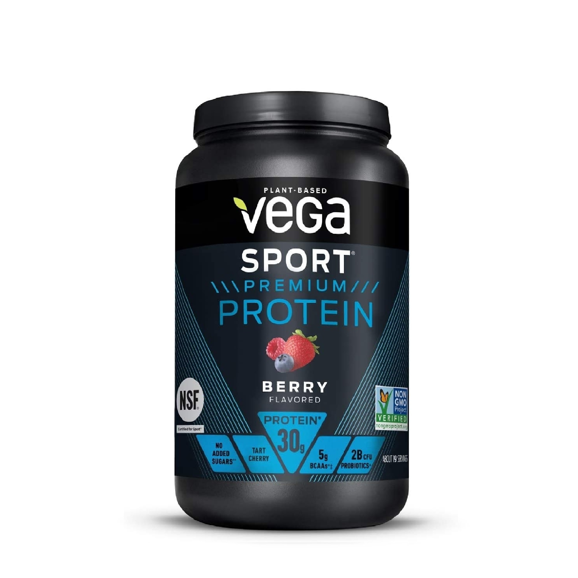 Proteina vegetala cu aroma de fructe de padure, 801 g, Vega