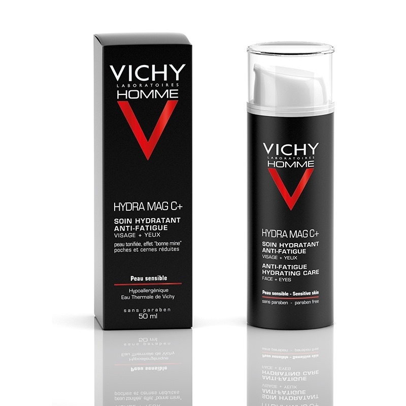 Homme Hydra Mag C crema hidratanta si fortifianta 24h, 50ml, Vichy