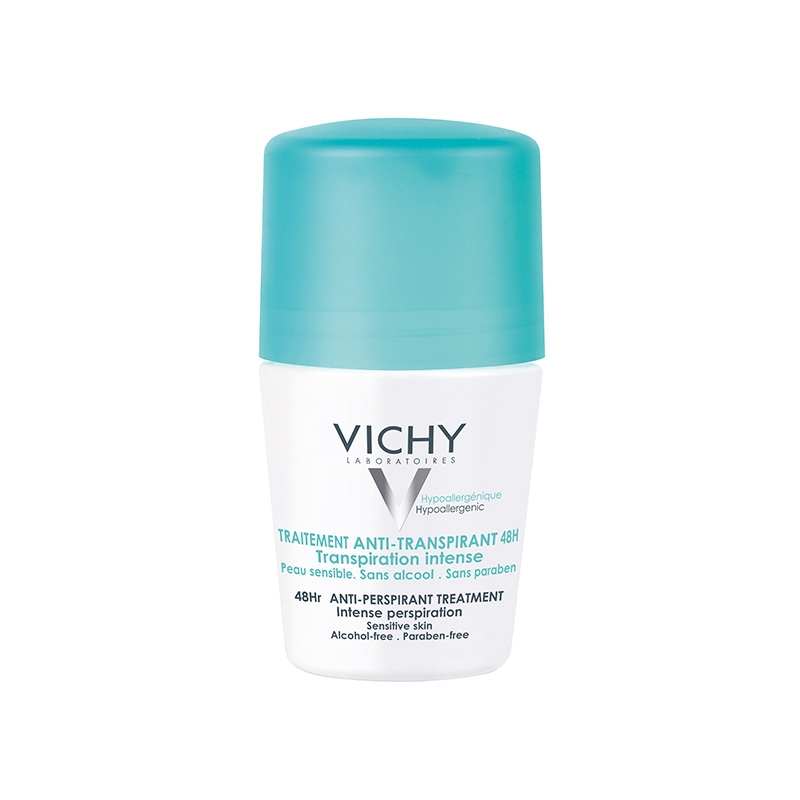 Roll-on antiperspirant cu eficacitate 48h cu parfum, 50ml, Vichy