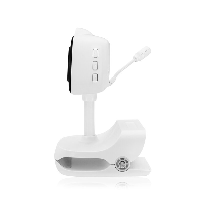 Video monitor, Lionelo, Babyline Go, Cu aplicatia dedicata Lionelo Smart, Mod de noapte 8m, Cu functie de iluminare, Pana la 5h functionare wireless, Comunicare bidirectionala, Rotatie 180 grade, Alb