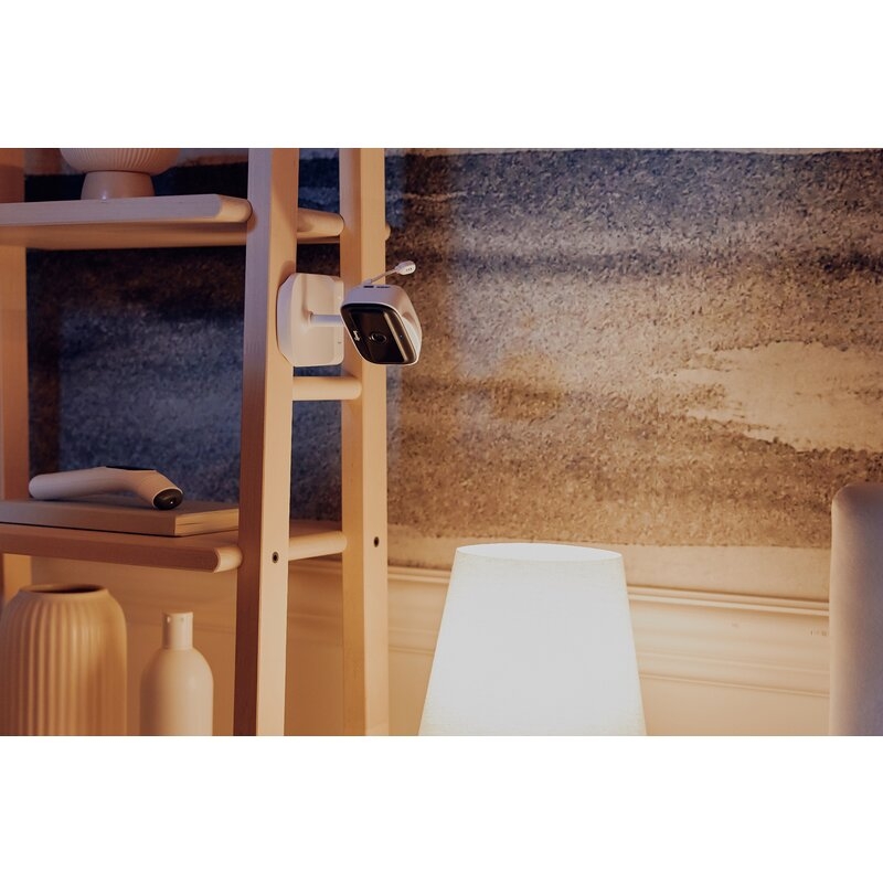 Video monitor, Lionelo, Babyline Go, Cu aplicatia dedicata Lionelo Smart, Mod de noapte 8m, Cu functie de iluminare, Pana la 5h functionare wireless, Comunicare bidirectionala, Rotatie 180 grade, Alb