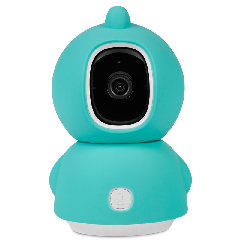 Video monitor, Lionelo, Babyline, View, Integrare AI, Mod de noapte 8 m cu 6 leduri, Unghi 100 grade, 4 cantece si zgomote din natura, Senzor de temperatura si umiditate, Zoom 4X, Alb