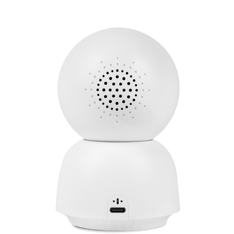 Video monitor, Lionelo, Babyline, View, Integrare AI, Mod de noapte 8 m cu 6 leduri, Unghi 100 grade, 4 cantece si zgomote din natura, Senzor de temperatura si umiditate, Zoom 4X, Alb