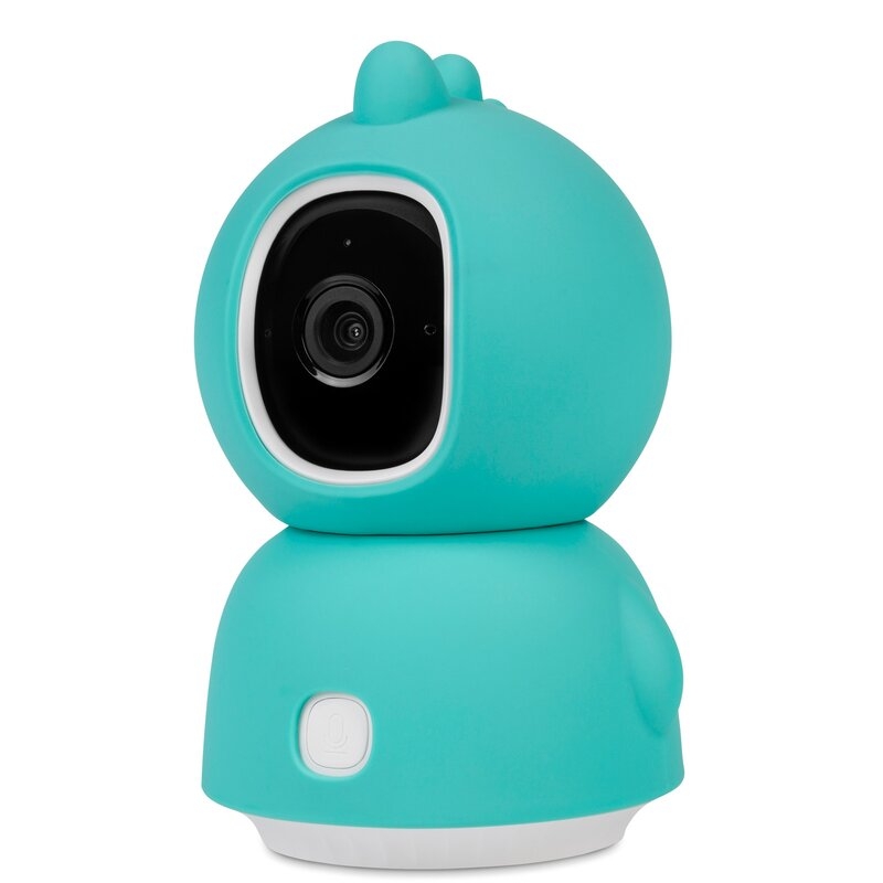 Video monitor, Lionelo, Babyline, View, Integrare AI, Mod de noapte 8 m cu 6 leduri, Unghi 100 grade, 4 cantece si zgomote din natura, Senzor de temperatura si umiditate, Zoom 4X, Alb
