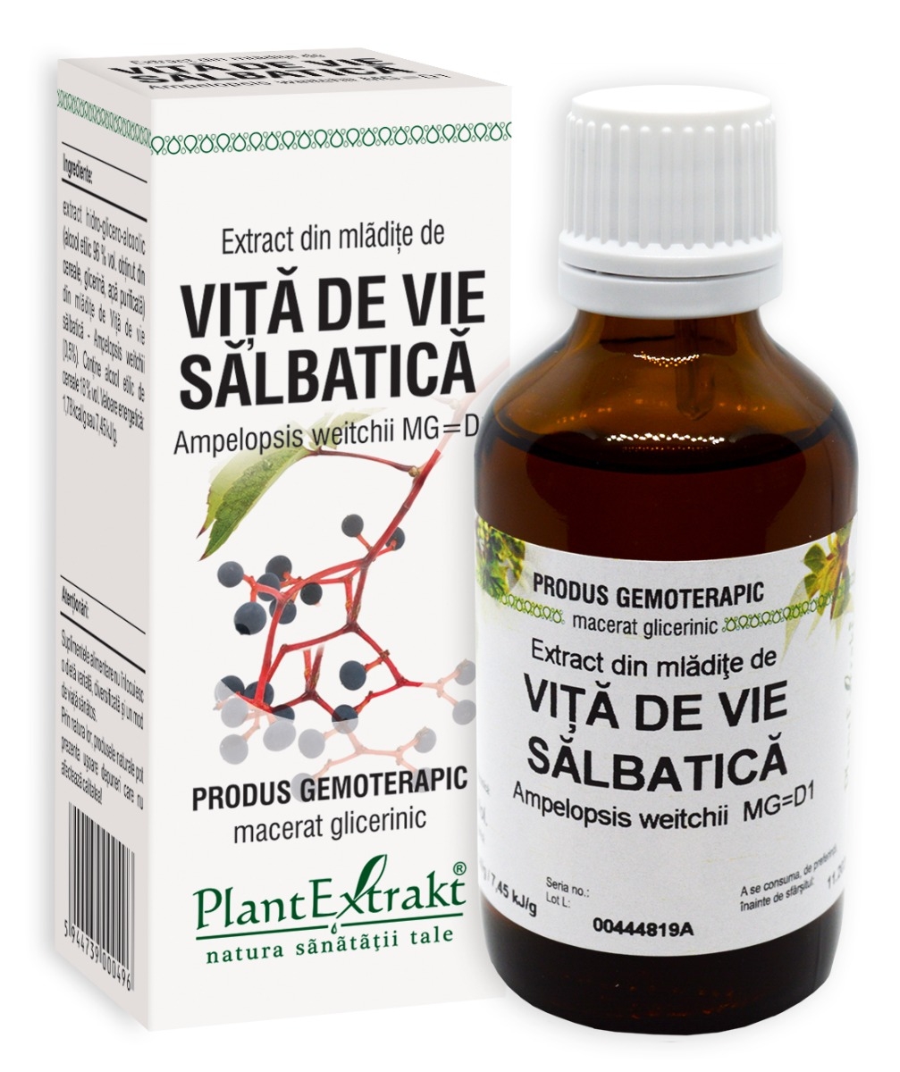 Plantextrakt - Extract din mladite de vita de vie salbatica 50ml