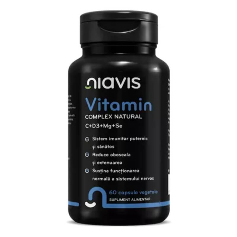 Vitamin complex natural, 60 capsule, Niavis