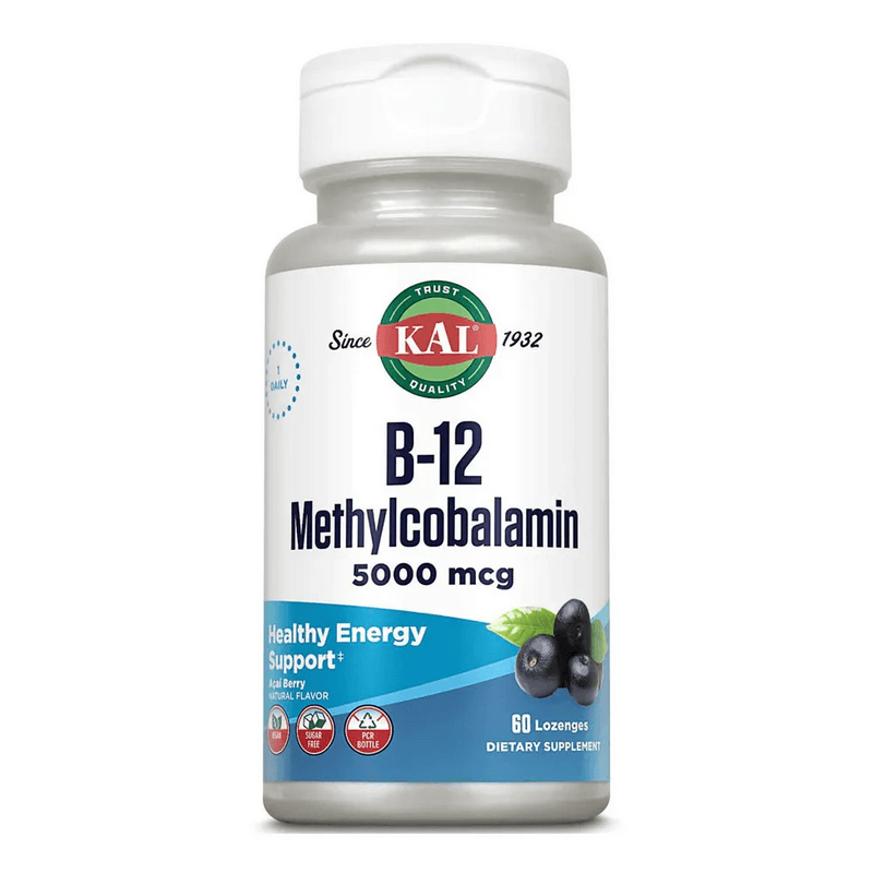 Vitamina B12 Methylcobalamin Kal, 5000 mcg, 60 comprimate, Secom
