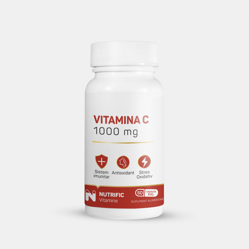 Vitamina C 1000 mg, 50 capule, Nutrific