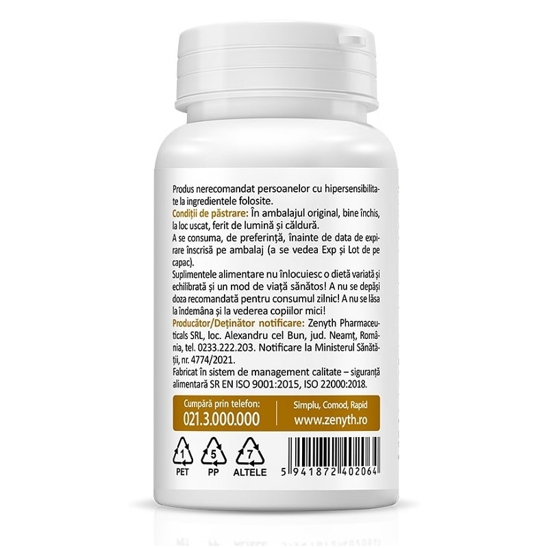 Vitamina D & Cofactors, 30 capsule, Zenyth