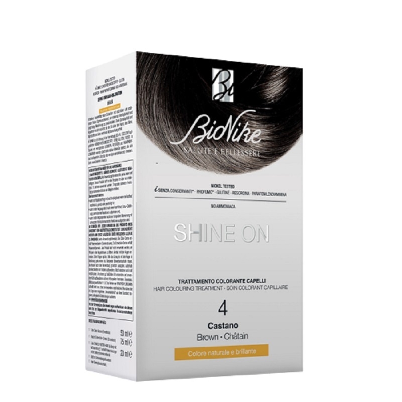 Vopsea pentru par Nr. 4 Brown Shine On, BioNike