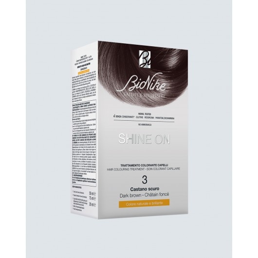 Vopsea pentru par Nr. 3 Dark Brown Shine On, BioNike