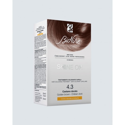 Vopsea pentru par Nr. 4.3 Golden Brown Shine On, BioNike