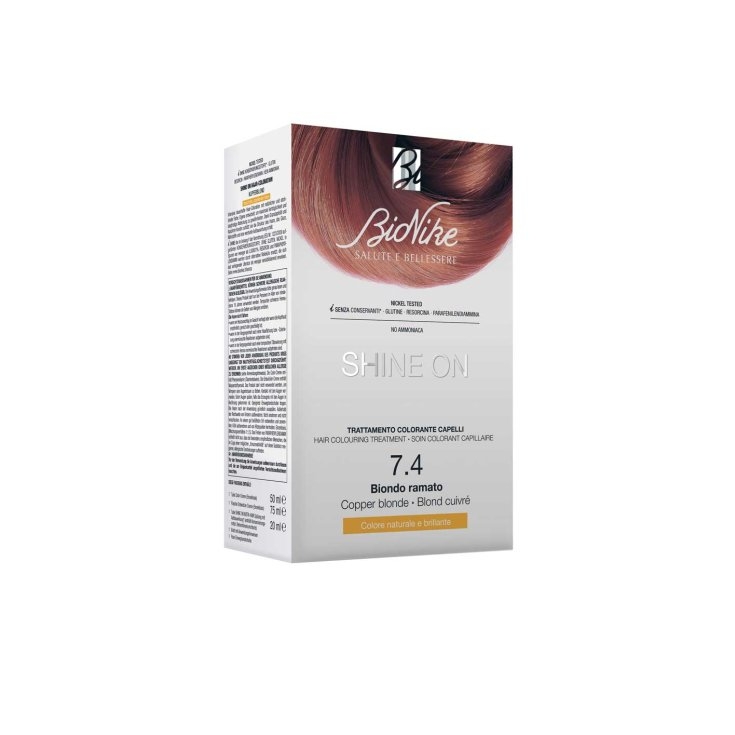 Vopsea pentru par Nr. 7.4 Copper Blonde Shine On, BioNike