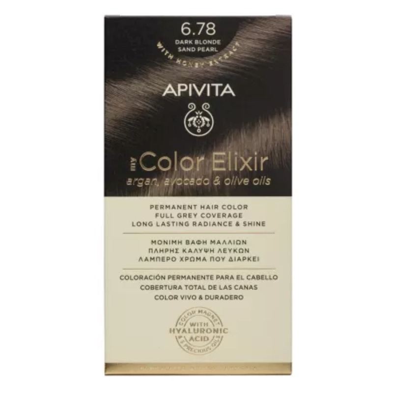 Vopsea de par My Color Elixir N6.78, 155 ml, Apivita