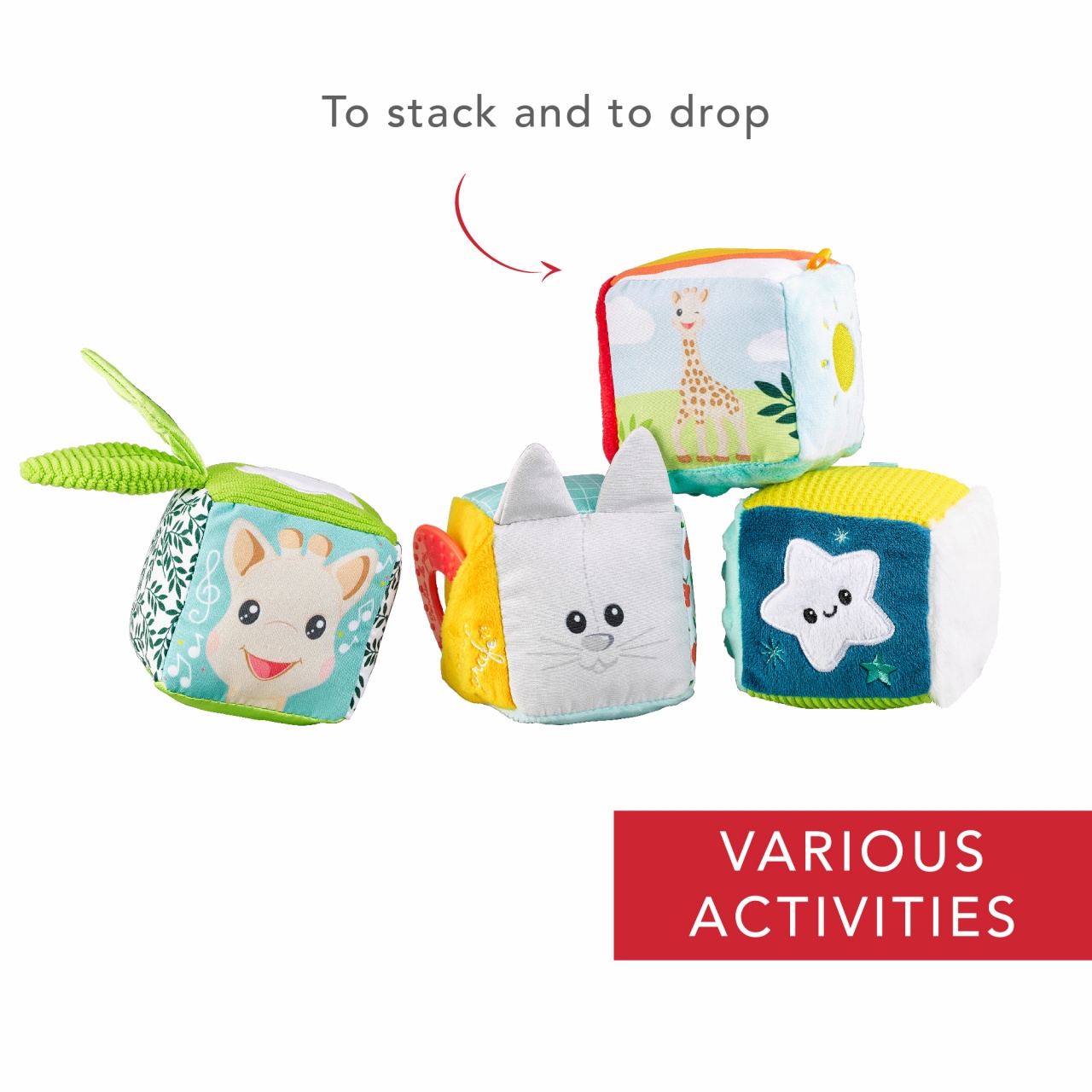 Vulli Cuburi multi-activitati girafa Sophie