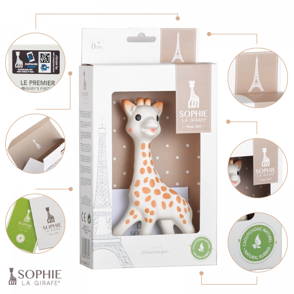 Vulli Girafa Sophie in cutie cadou 