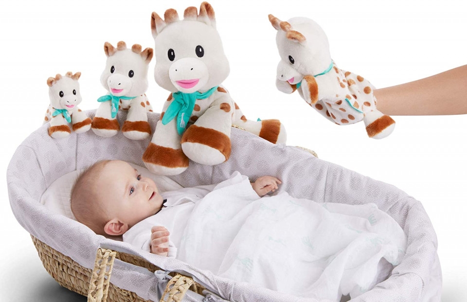 Vulli Girafa Sophie 'pufoasa' maxi 35 cm