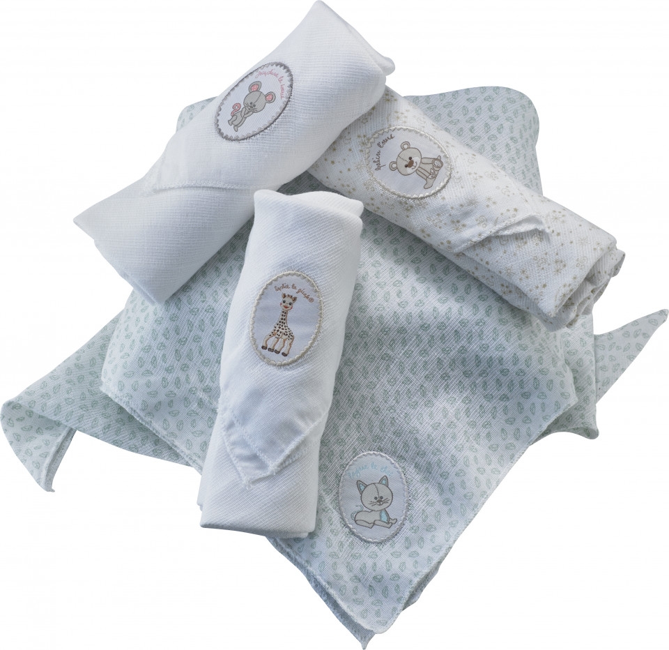 Vulli Set 4 scutece din bumbac 70*70 cm