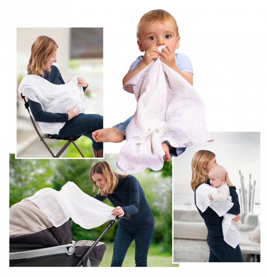 Vulli Set 4 scutece din bumbac 70*70 cm