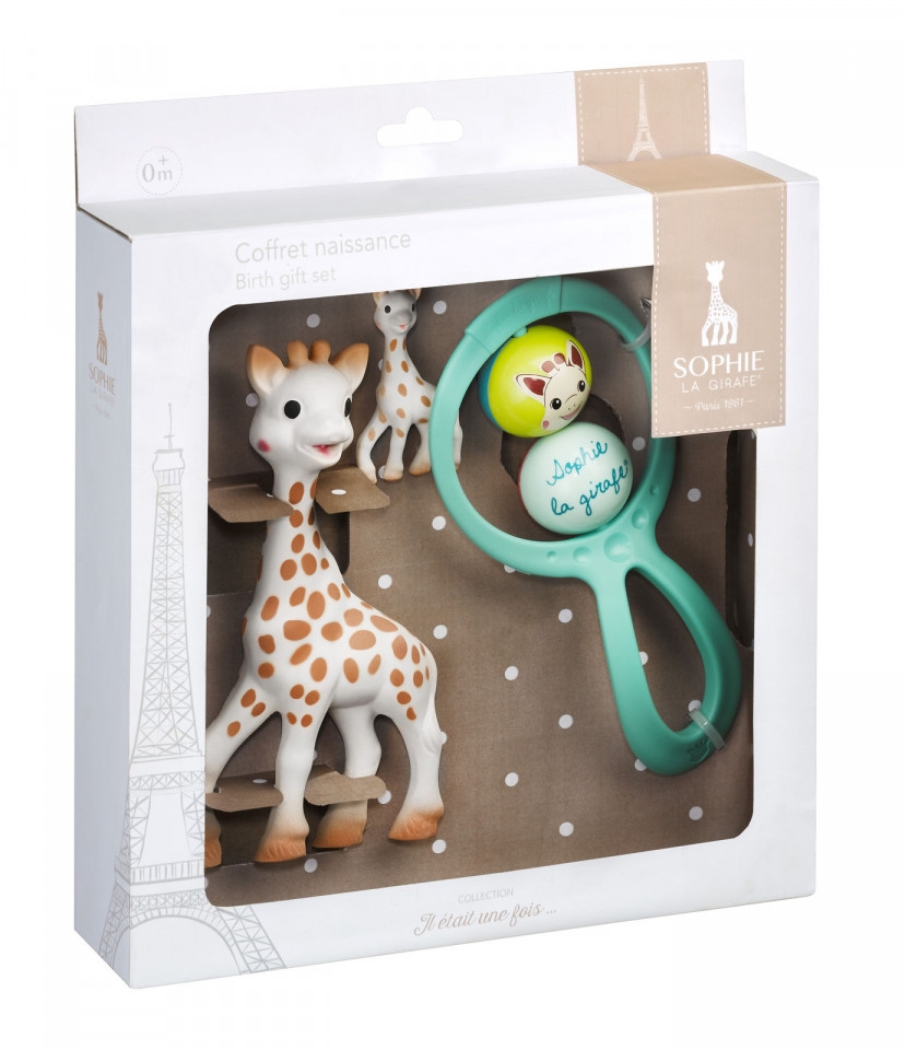 Vulli Set cadou Girafa Sophie, zornaitoare