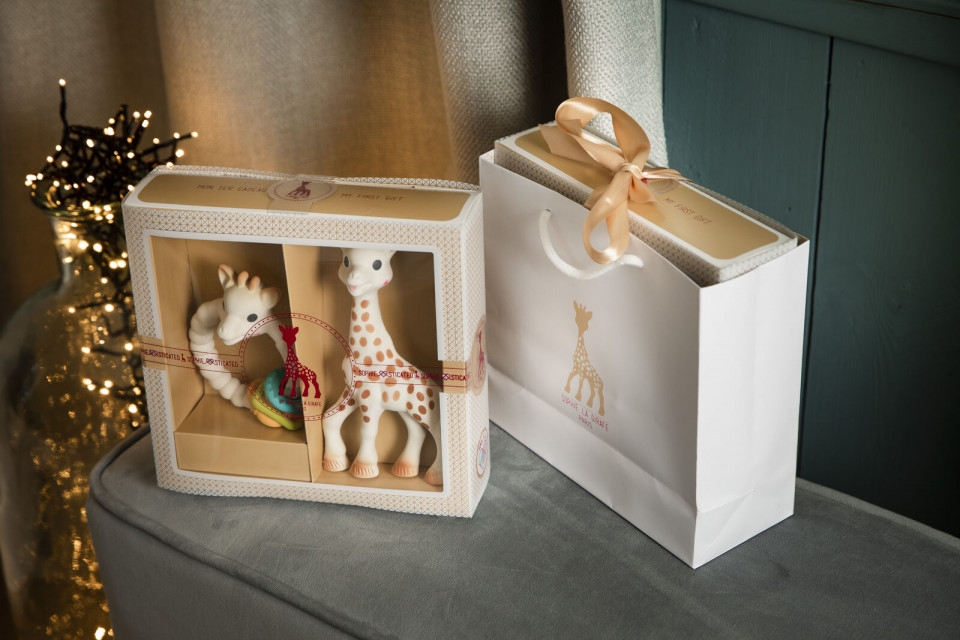 Vulli Set cadou SOPHIE-sticat si inel Colo'rings