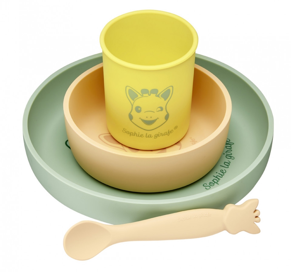 Vulli Set de masa silicon Girafa Sophie
