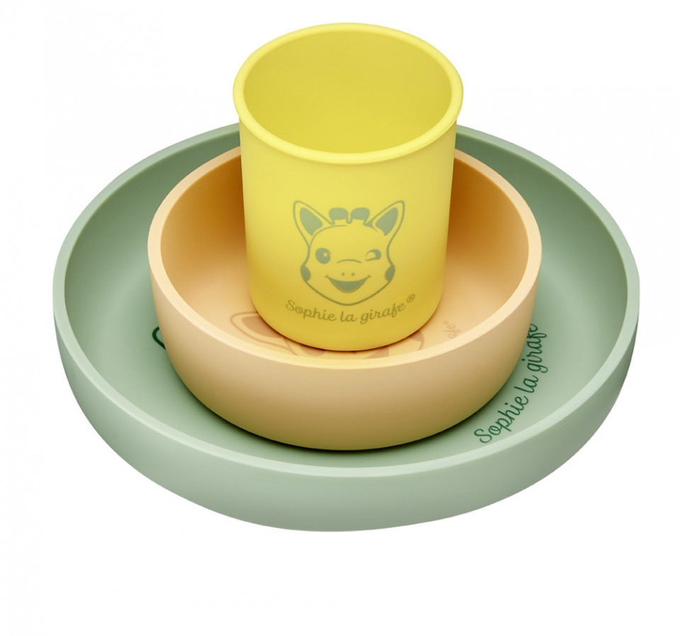 Vulli Set de masa silicon Girafa Sophie