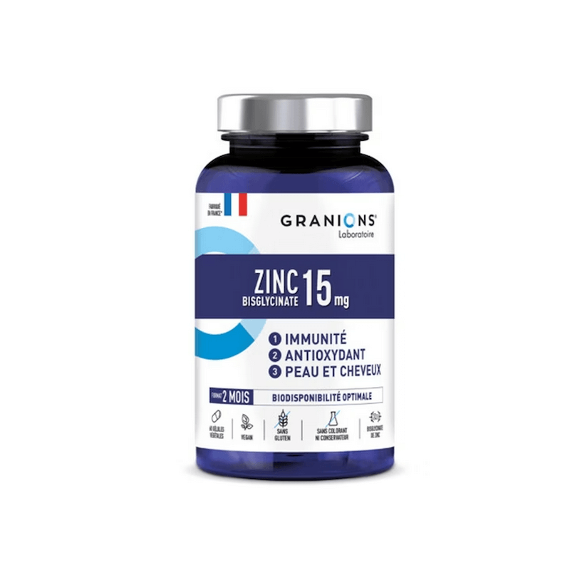 Zinc Bisglycinate 15 mg, 60 capsule, Granions