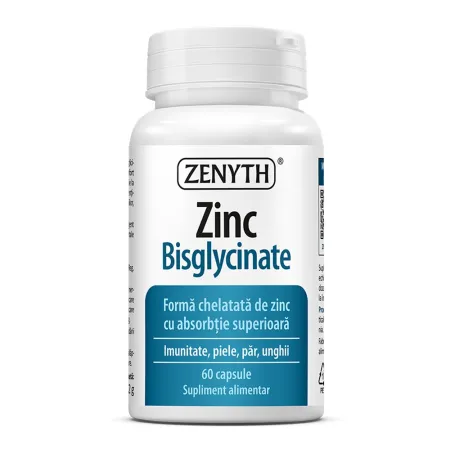 Zinc Bisglycinate, 60 capsule, Zenyth